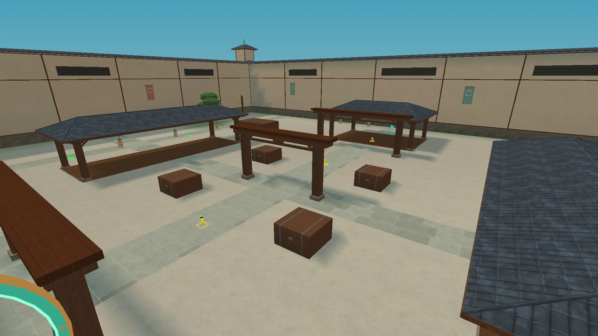 Lantern Yard, captured in SHADOWFRAG's Vulkan renderer