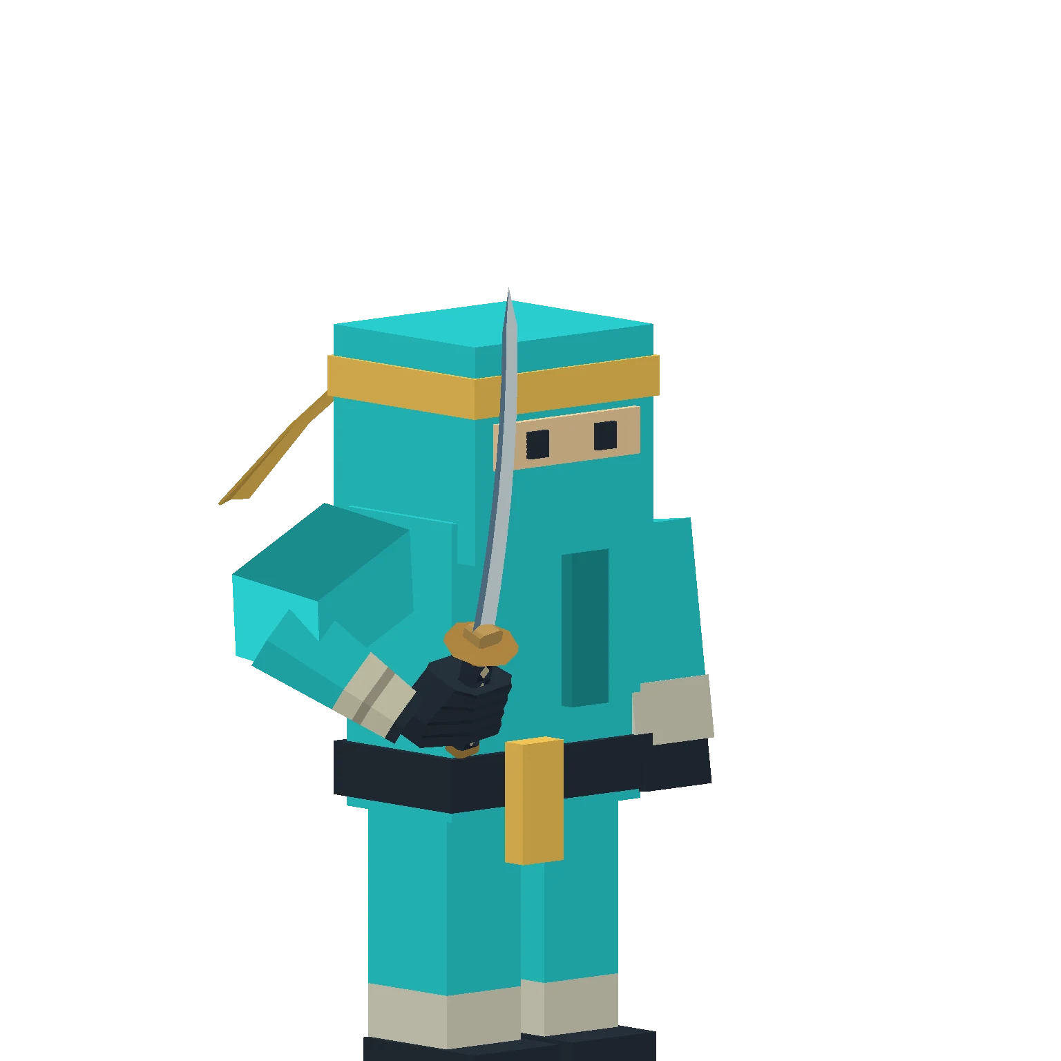 Ponchi / Classic ninja · Katana melee