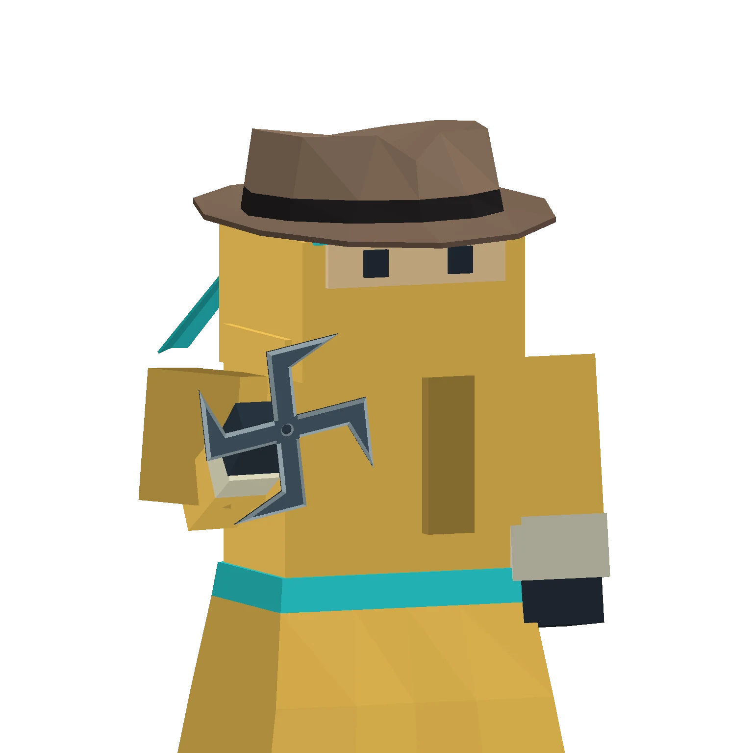 Manju / Fedora + Skirt · Manji ninja stars