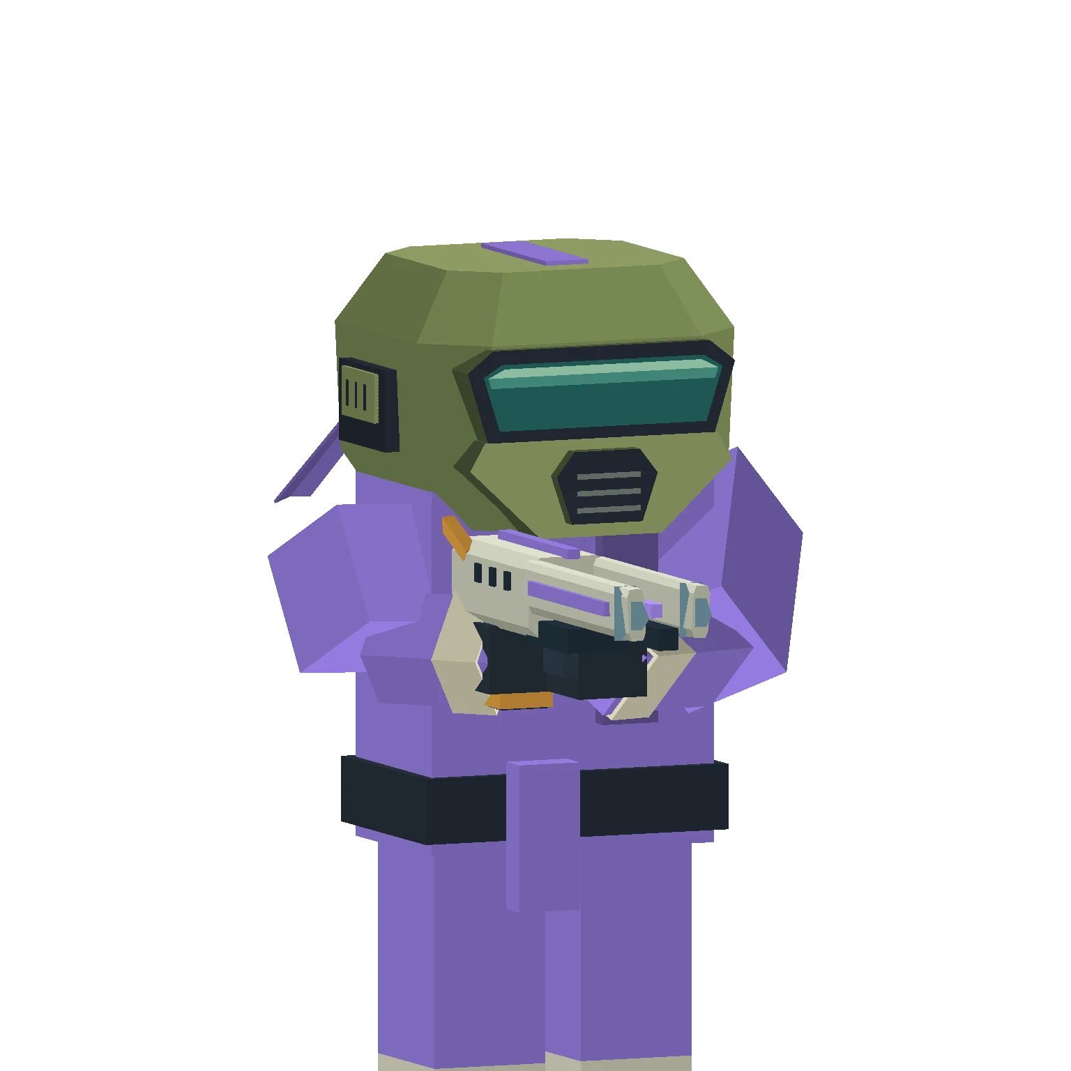 Kuri / War Helmet · Spear railgun