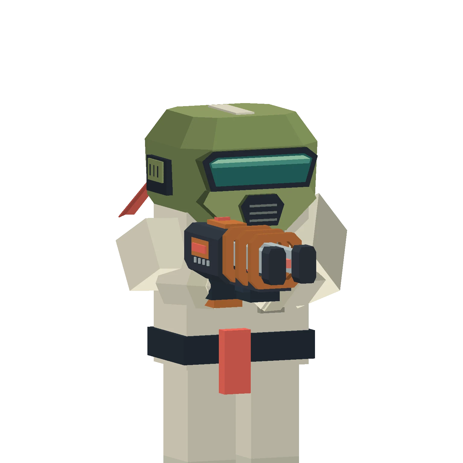 Katsu / War Helmet · Thunder railgun