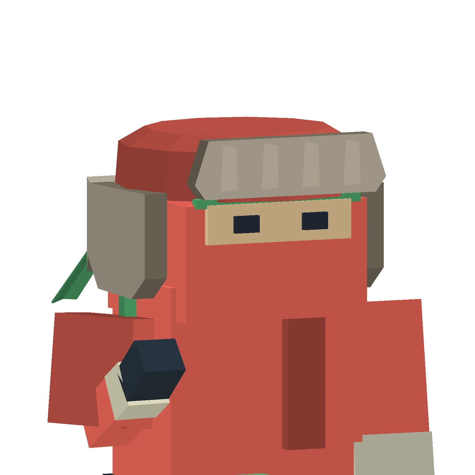 Ushanka: Headwear rendered on the current ninja model.