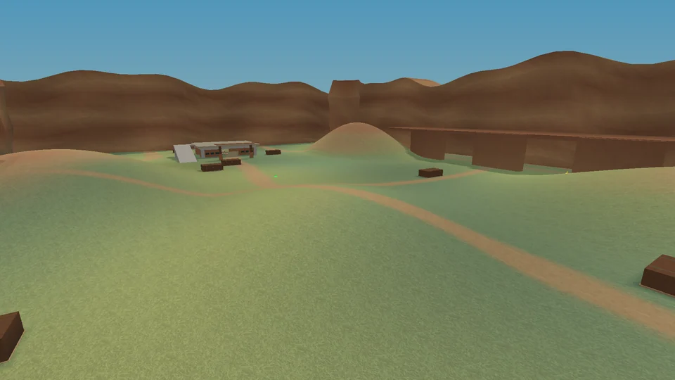 Redstone Gulch, rendered in the game engine