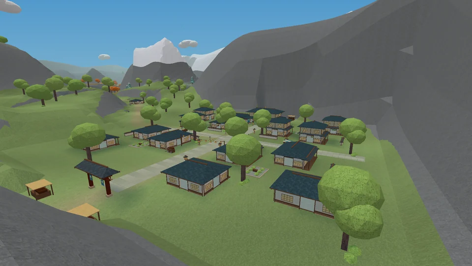 Shogun Highlands, rendered in the game engine
