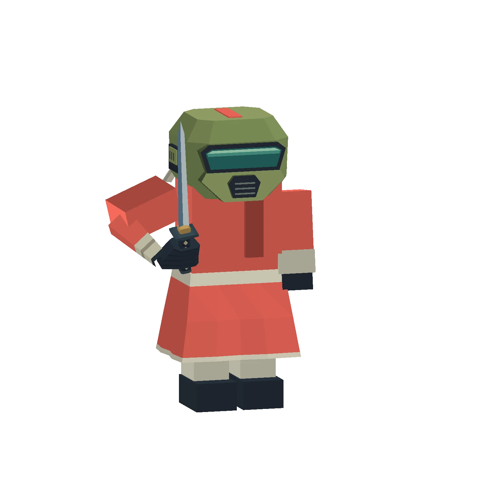Ninjato: Equipped weapon models, rendered in SHADOWFRAG.