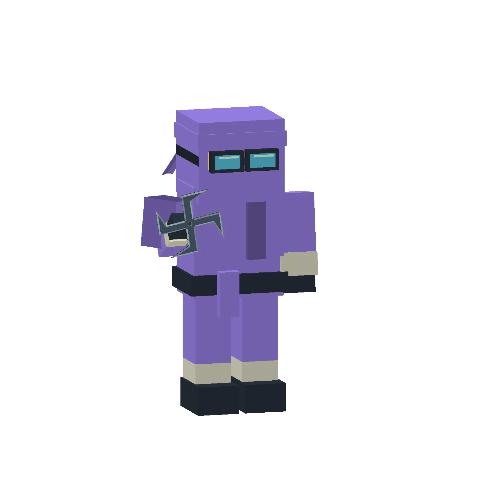 Manji: Equipped weapon models, rendered in SHADOWFRAG.
