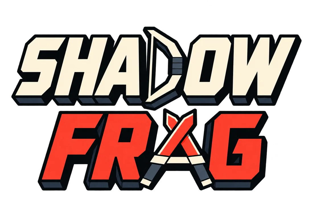 Stacked Logotype, SHADOWFRAG logo artwork